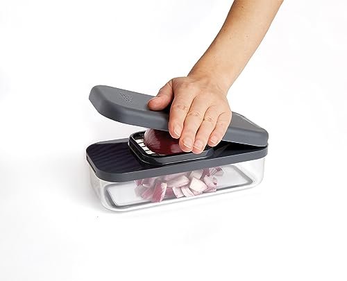 Joseph Joseph Multi-Prep Compact 4-in-1 Multifunctional Set, Kitchen Vegetable Chopper & Dicer, Cheese Grater, Mandoline Veggie Slicer, Food Julienne Cutter with Container - Image 6