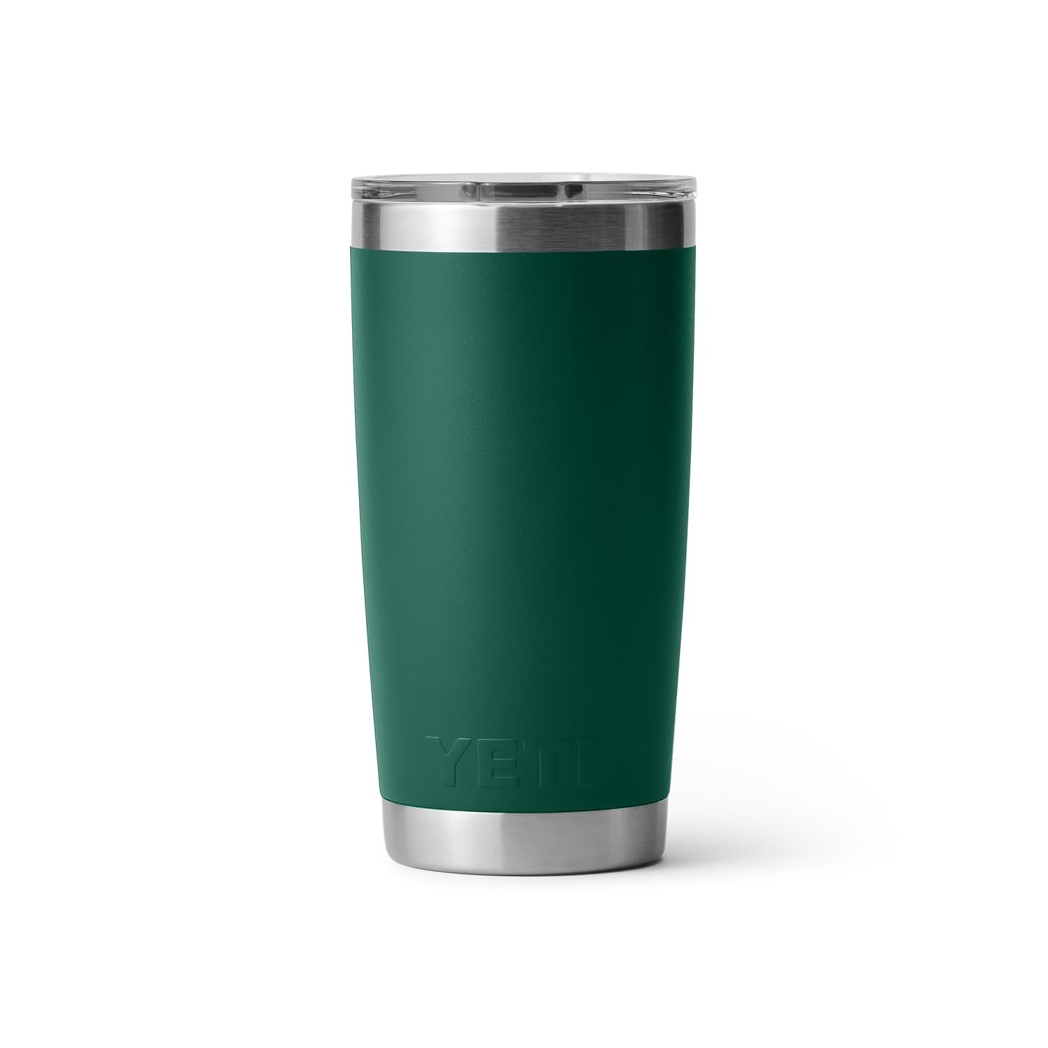 YETI Rambler 20 oz Tumbler, Stainless Steel, Vacuum Insulated with MagSlider Lid, Black Forest Green - Image 4
