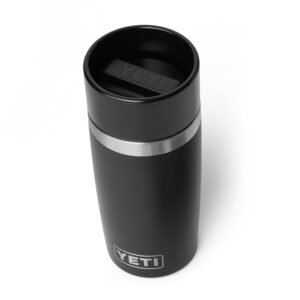 YETI Rambler 12 oz Travel Bottle, Stainless Steel, Vacuum Insulated with Leakproof Commuter Cap, Black