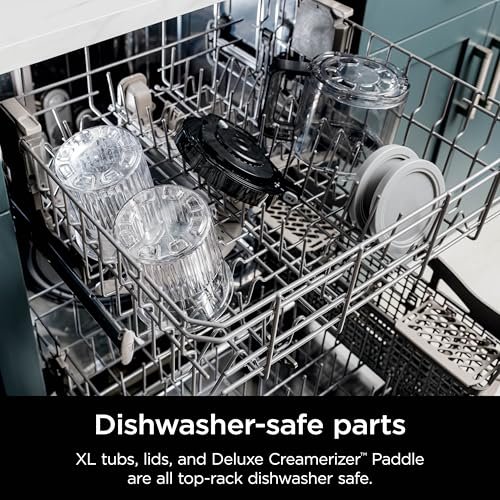 Ninja CREAMi Deluxe Ice Cream & Frozen Treat Maker for Ice Cream, Sorbet, Milkshakes, Frozen Yogurt, & More, 11-in-1, XL Capacity, Silver, Includes (2) Family-Sized 24 oz. Tubs, NC501 - Image 4