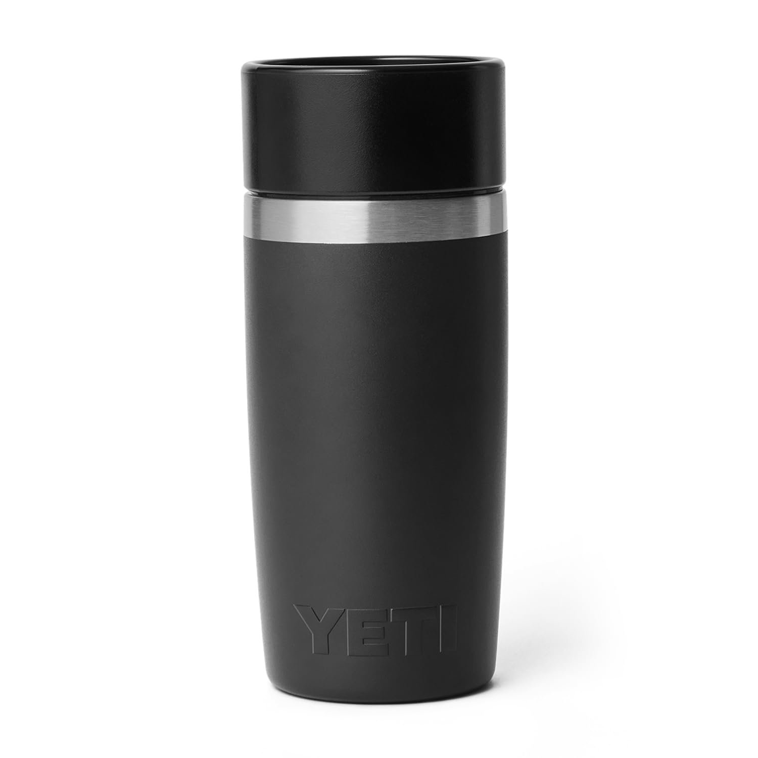 YETI Rambler 12 oz Travel Bottle, Stainless Steel, Vacuum Insulated with Leakproof Commuter Cap, Black - Image 3