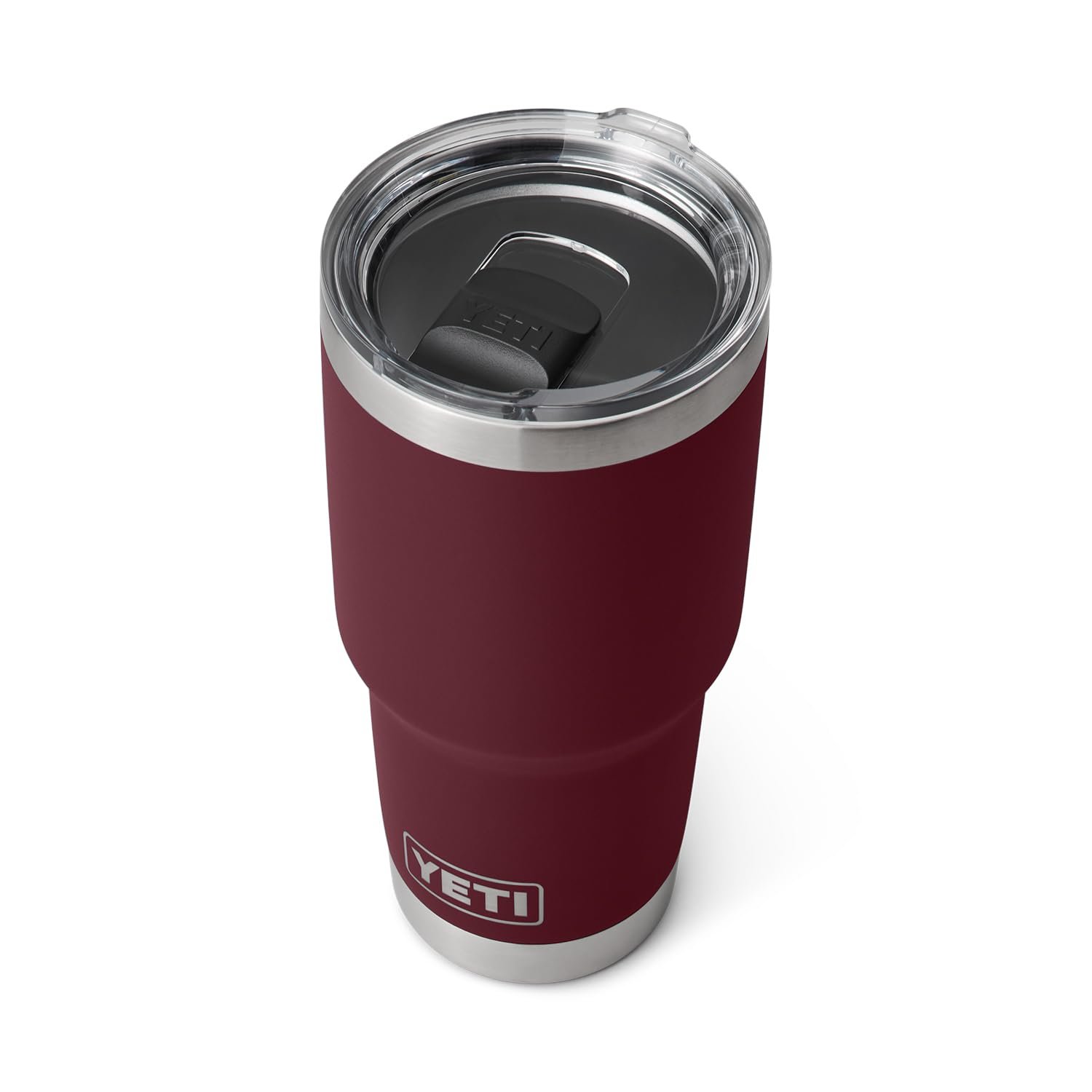 YETI Rambler 30 oz Tumbler, Stainless Steel, Vacuum Insulated with MagSlider Lid, Wild Vine Red
