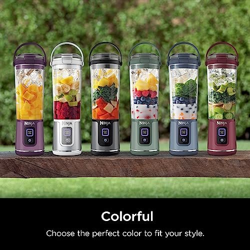 Ninja BC151NV Blast Portable Blender, Cordless, 18oz. Vessel, Personal Blender-for Shakes & Smoothies, BPA Free, Leakproof-Lid & Sip Spout, USB-C Rechargeable, Dishwasher Safe Parts, Denim Blue - Image 2