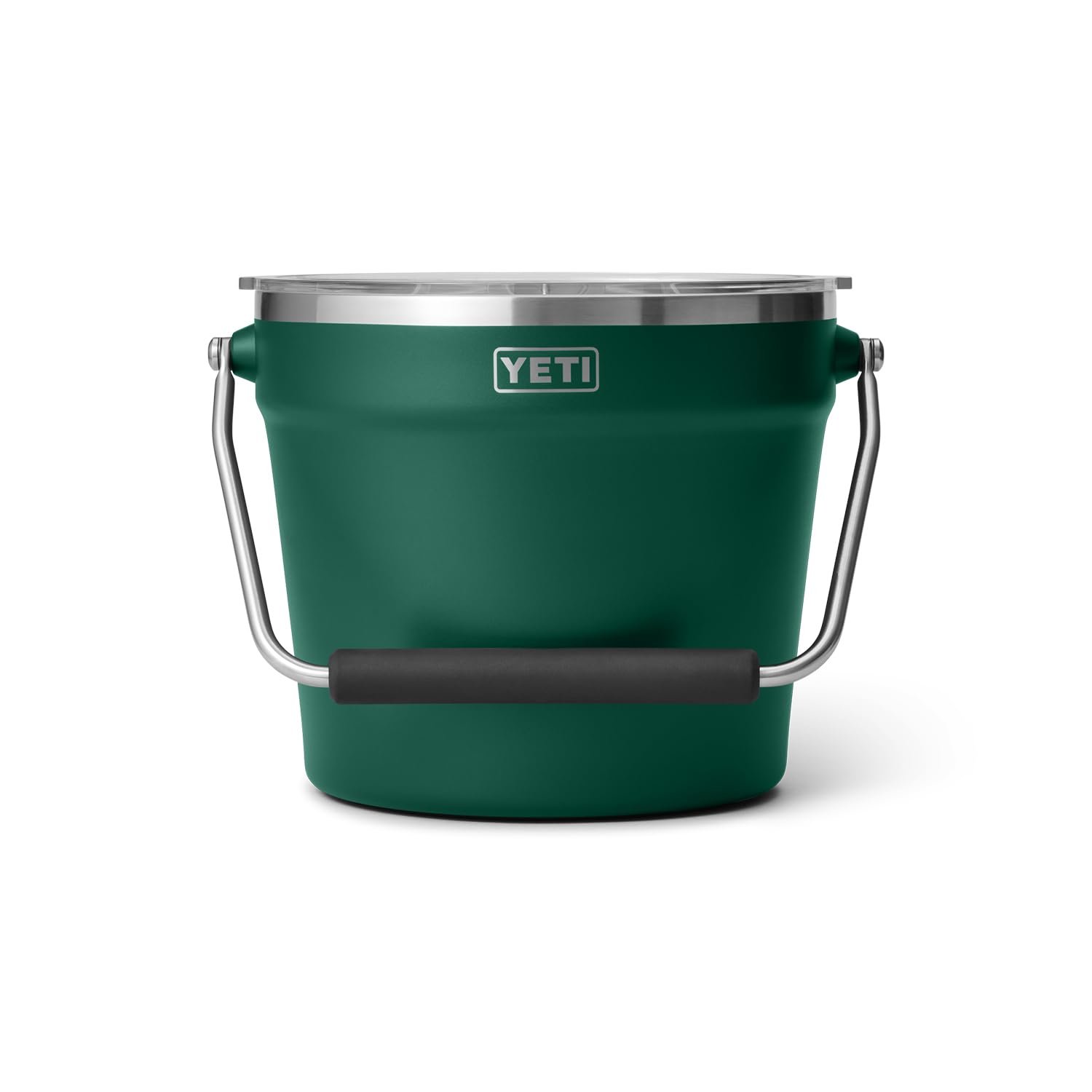 YETI Rambler Beverage Bucket, Double-Wall Vacuum Insulated Ice Bucket with Lid, Black Forest Green - Image 5