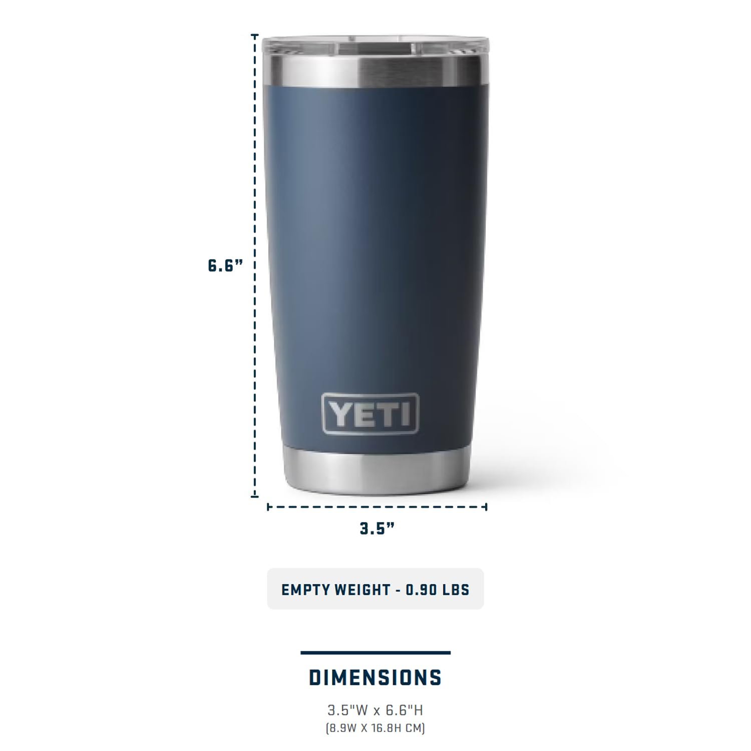 YETI Rambler 20 oz Tumbler, Stainless Steel, Vacuum Insulated with MagSlider Lid, Black Forest Green - Image 3