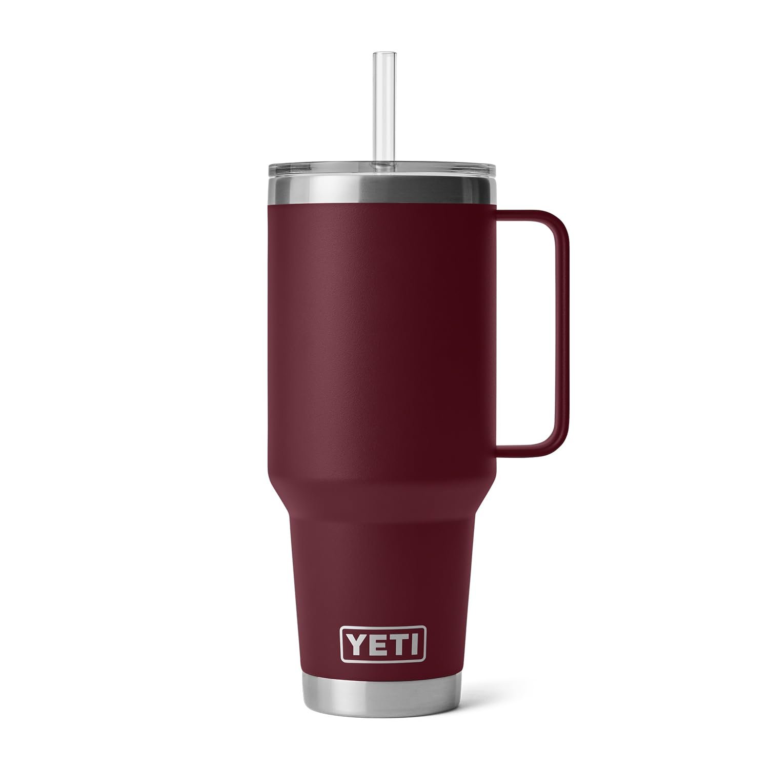 YETI Rambler 42 oz Straw Mug, Vacuum Insulated, Stainless Steel, Wild Vine Red - Image 7