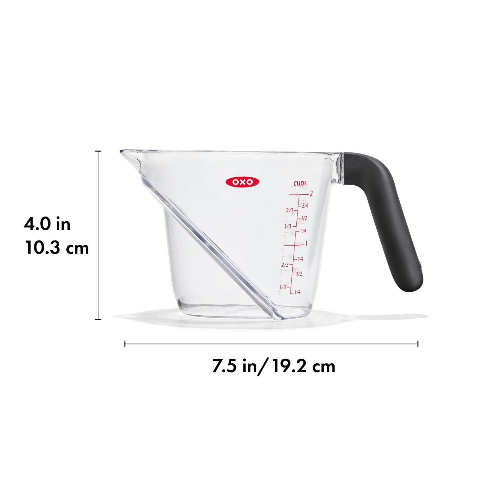 OXO Good Grips 2-Cup Angled Measuring Cup - Image 2