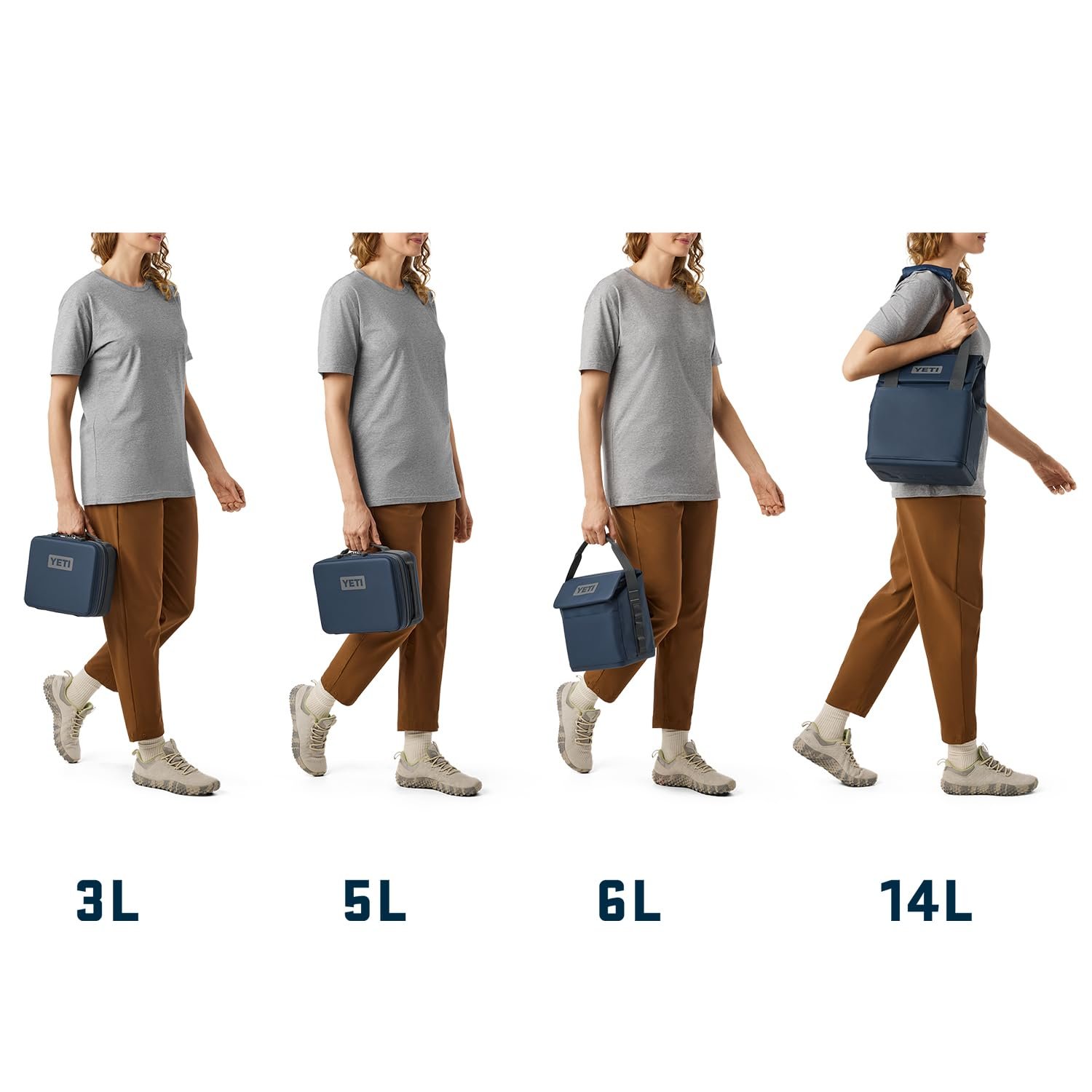 YETI Daytrip 6L Insulated Lunch Bag, Navy - Image 3