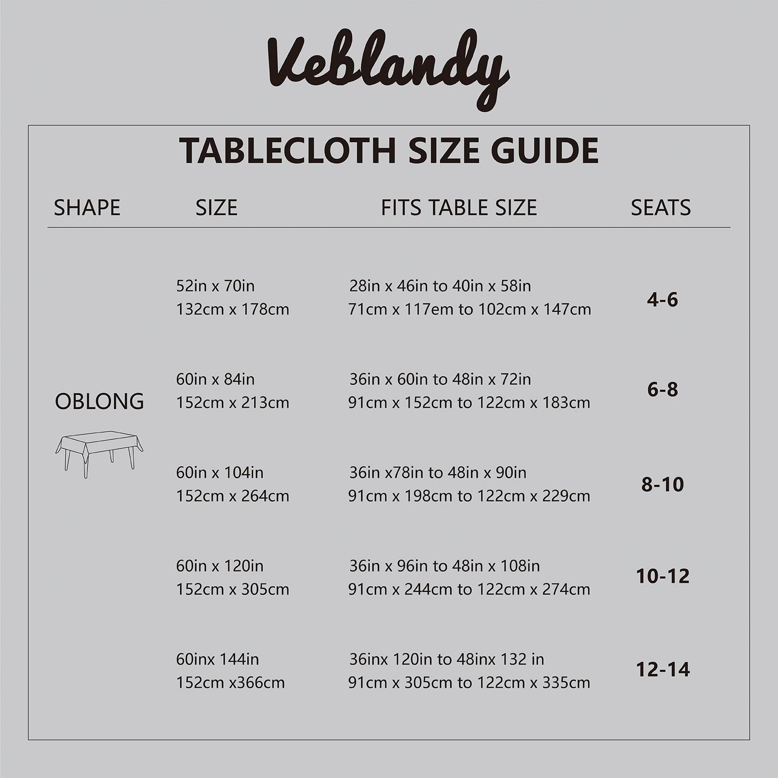 Veblandy Rectangle Tablecloth Linen Textured Waterproof & Stain Resistant Table Cloth Wrinkle Free Decorative Fabric Farmhouse Table Cover for Dining/Party/Buffet/Wedding, 52 x 70 Inch, Sage Green - Image 3