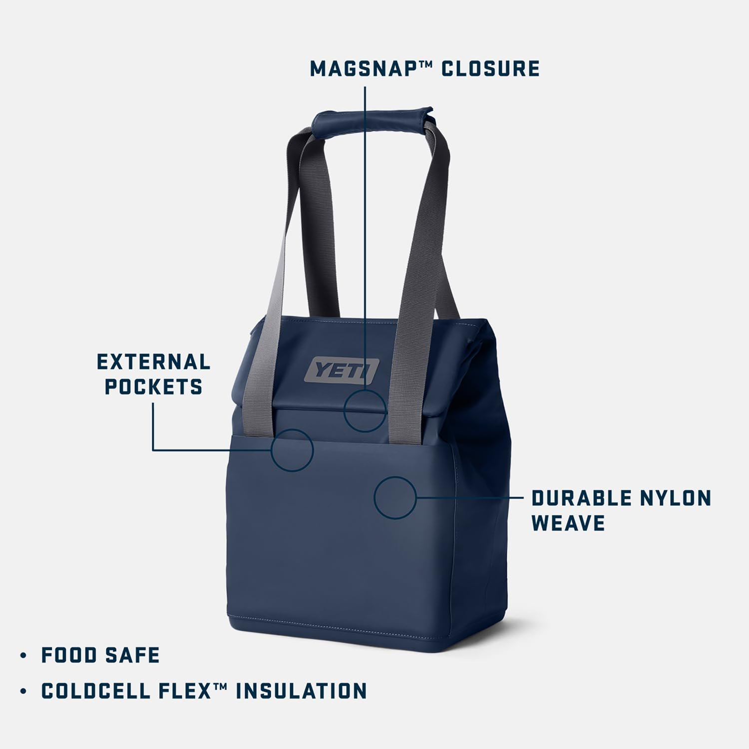 YETI Daytrip 14L Insulated Tote Bag, Charcoal - Image 9