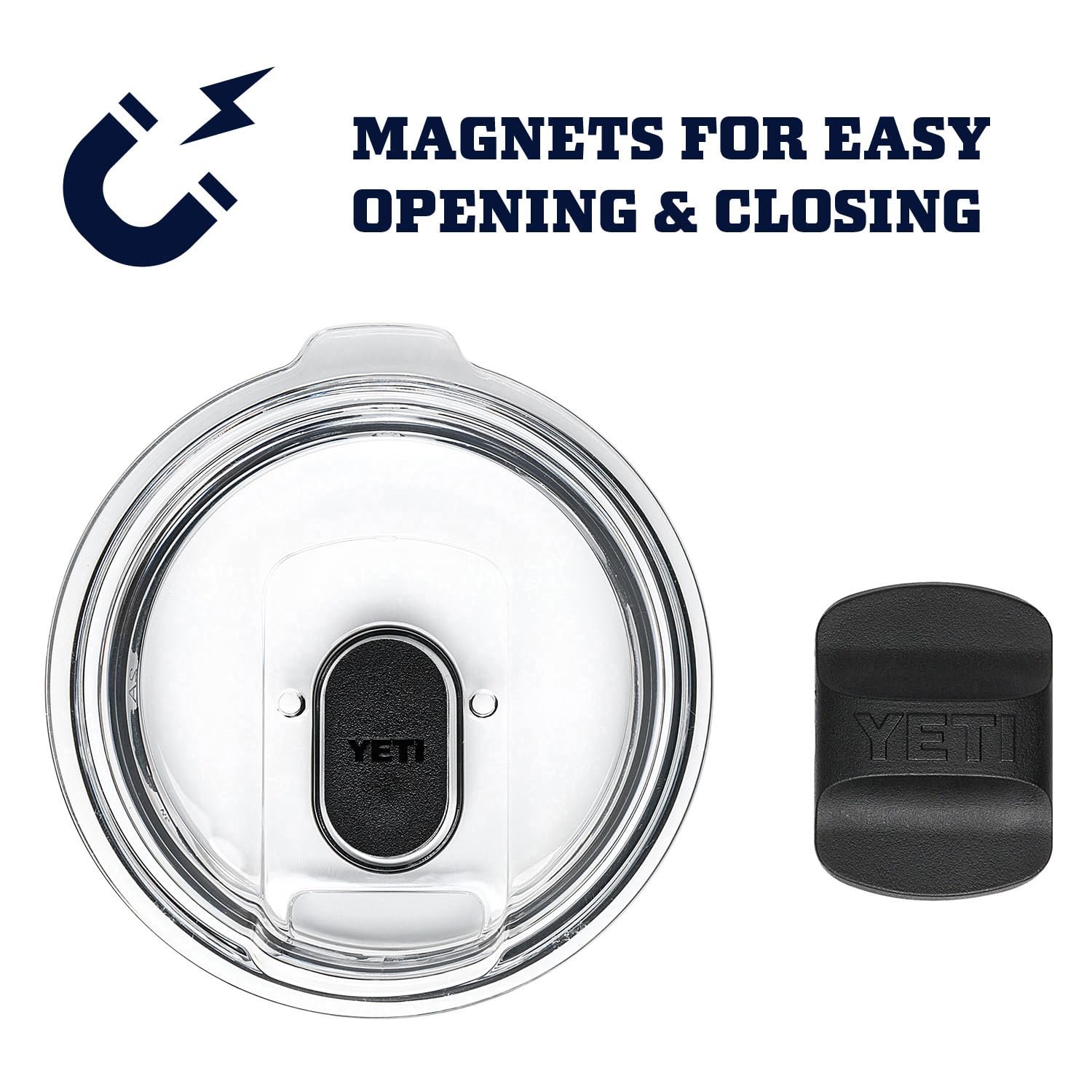 YETI Rambler 20 oz Tumbler, Stainless Steel, Vacuum Insulated with MagSlider Lid, Black Forest Green - Image 2