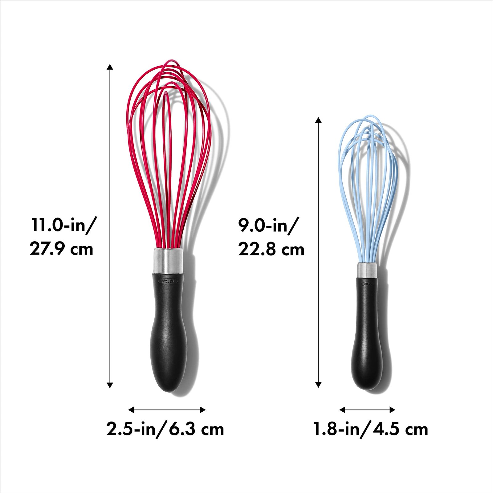 OXO Good Grips 2-Piece Silicone Whisk Set - Image 8