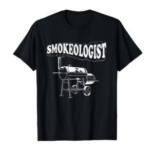 Smokeologist - Funny Pitmaster BBQ Smoker Grilling T-Shirt