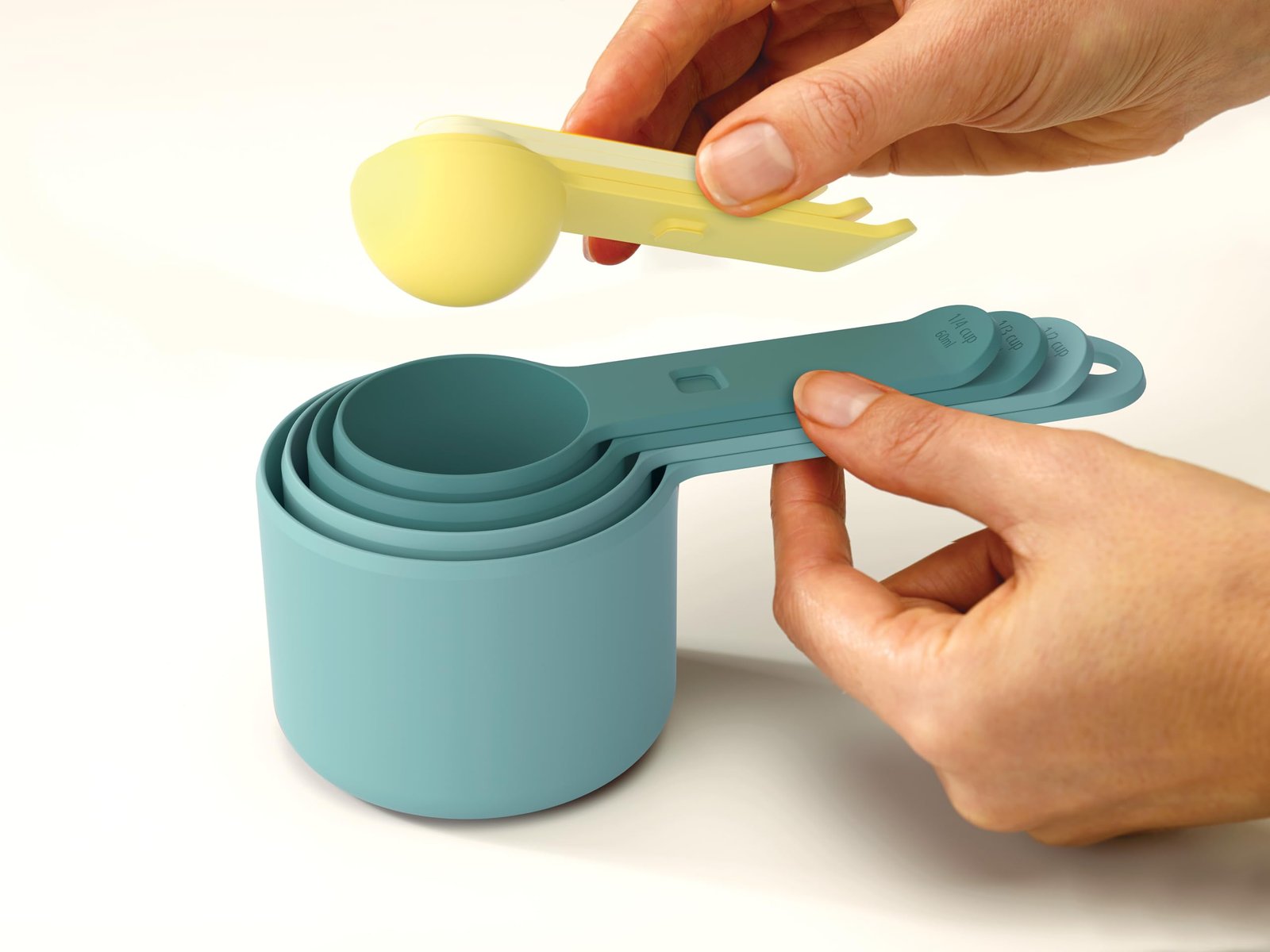 Joseph Joseph Nest Measure Measuring Cup Set, Opal - Multi-Colour, 8 Piece - Image 4