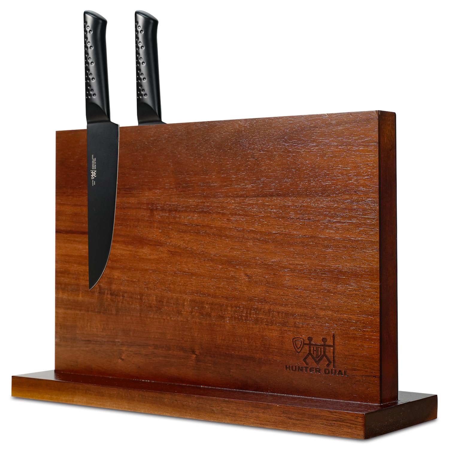 Magnetic Knife Holder with Enhanced Magnets, Multifunctional Countertop Magnetic Knife Block Stand, Universal Knife Storage & Kitchen Tool Organizer for Counter Top