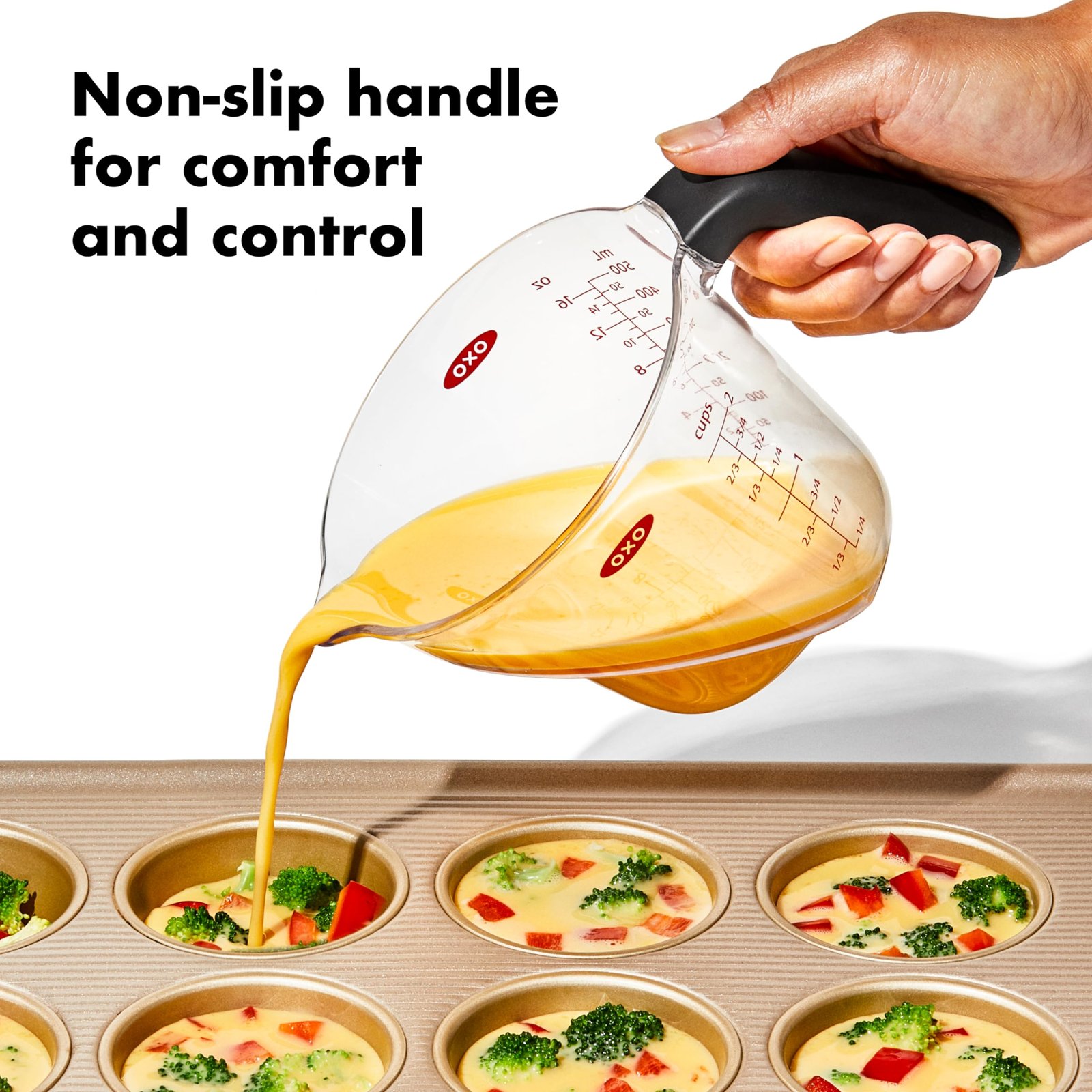 OXO Good Grips 2-Cup Angled Measuring Cup - Image 3