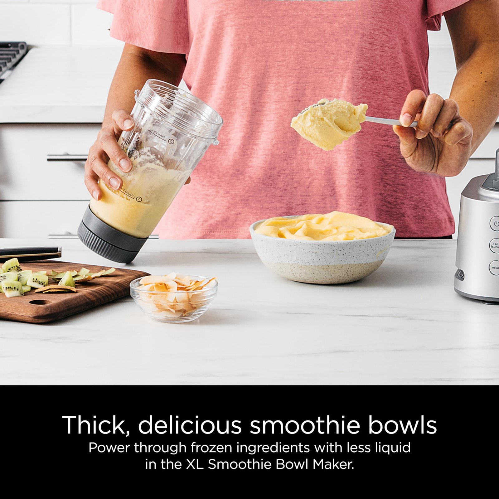 Ninja Blender & Food Processor Combo, Foodi Power Blender System for Smoothies, Bowls, Spreads & Shakes, 6 Functions, 72-oz Pitcher, To-Go Cups, Silver, SS401 - Image 8