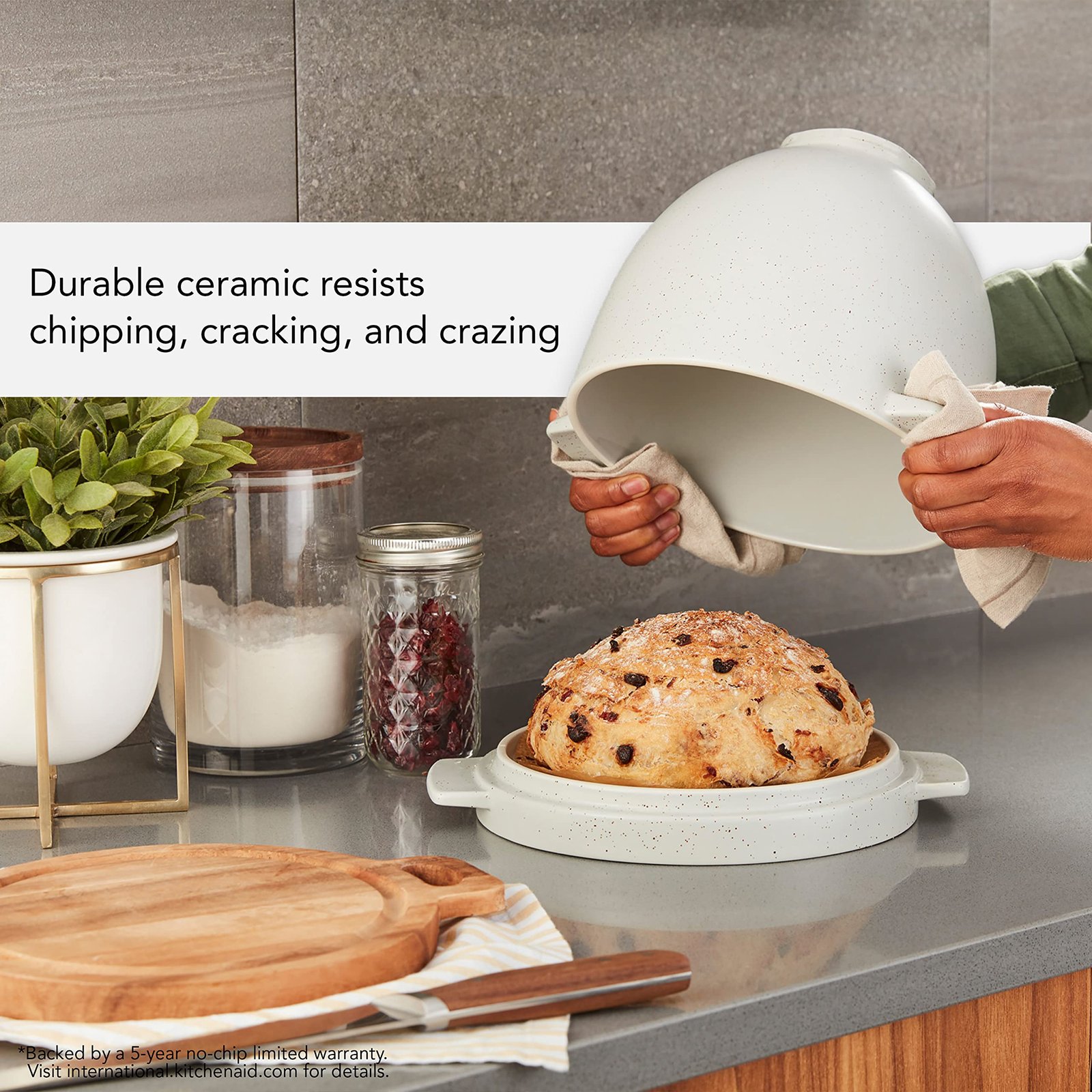 KitchenAid® Bread Bowl with Baking Lid,5 Quart - Image 3