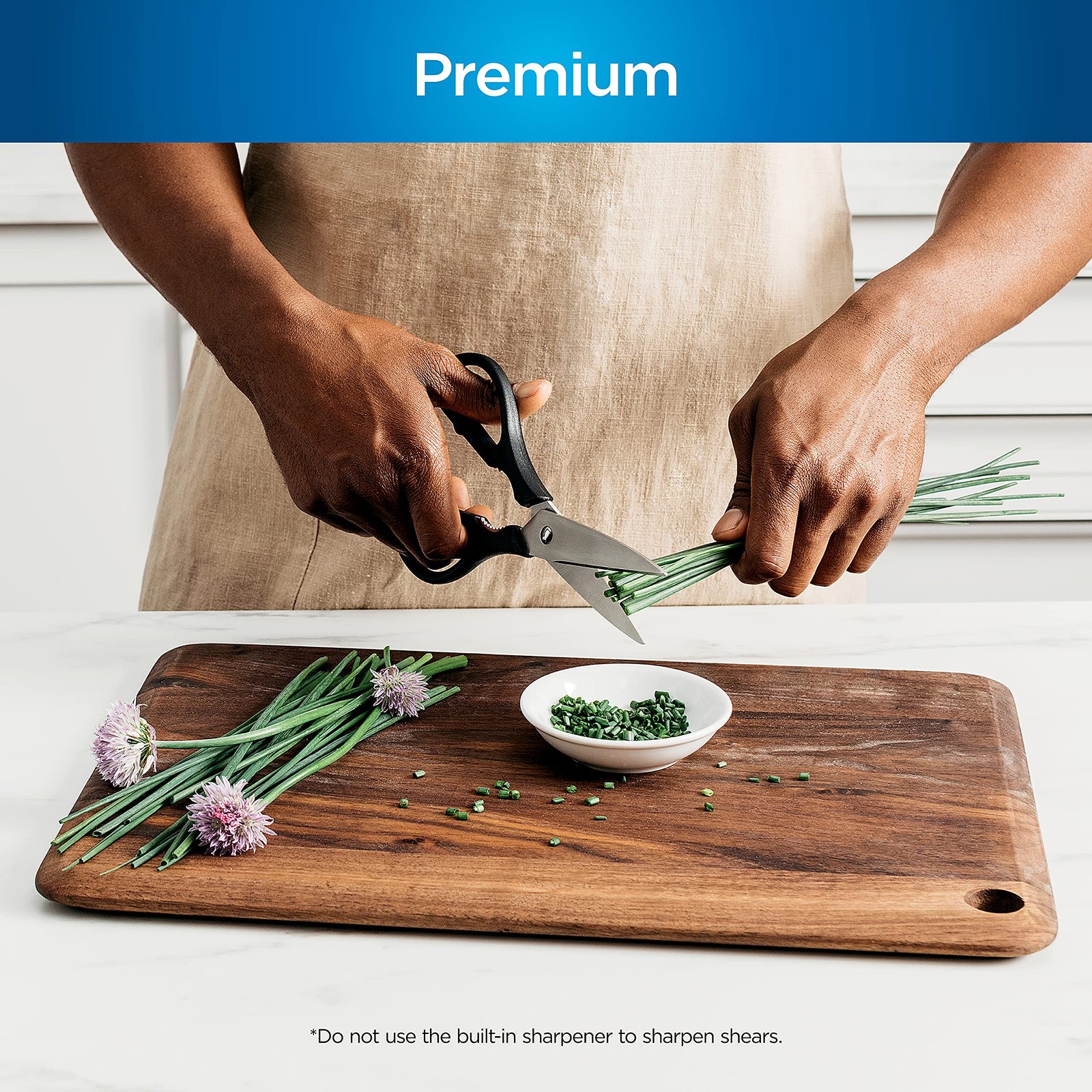 Ninja Knife Set, Knife Sharpener, Knife Block Set, Stainless Steel Knives, 14 Piece Set, Steak Knives, Chef Knives and More, Foodi NeverDull, Black, K32014 - Image 4