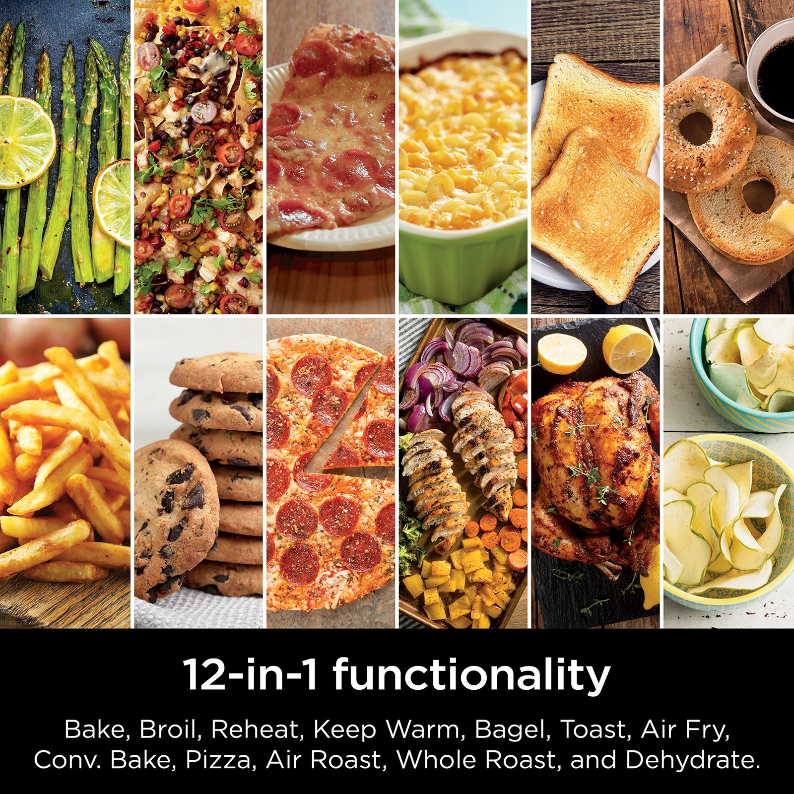 Ninja DCT451 12-in-1 Smart Double Oven with FlexDoor, Thermometer, FlavorSeal, Smart Finish, Rapid Top Convection and Air Fry Bottom , Stainless Steel - Image 6