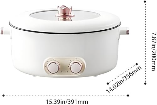 Multifunctional Four-Grid Electric Cooker, Four Grid Multifunctional Stew Pot, 6l Large Capacity, One Pot with Four Flavors, Independent Temperature Control on Both Sides - Image 2
