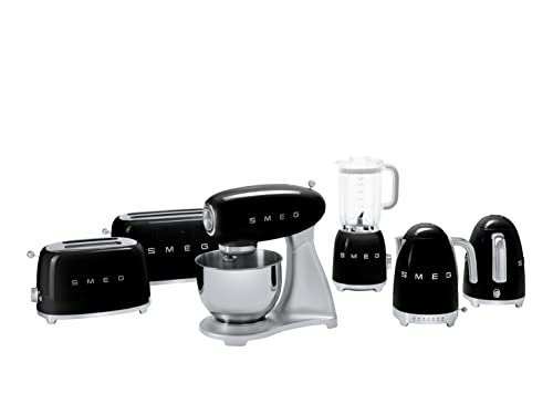 SMEG 2 Slice Toaster with 6 Presets and Defrost Function and Removable Crumb Tray (Black) - Image 4