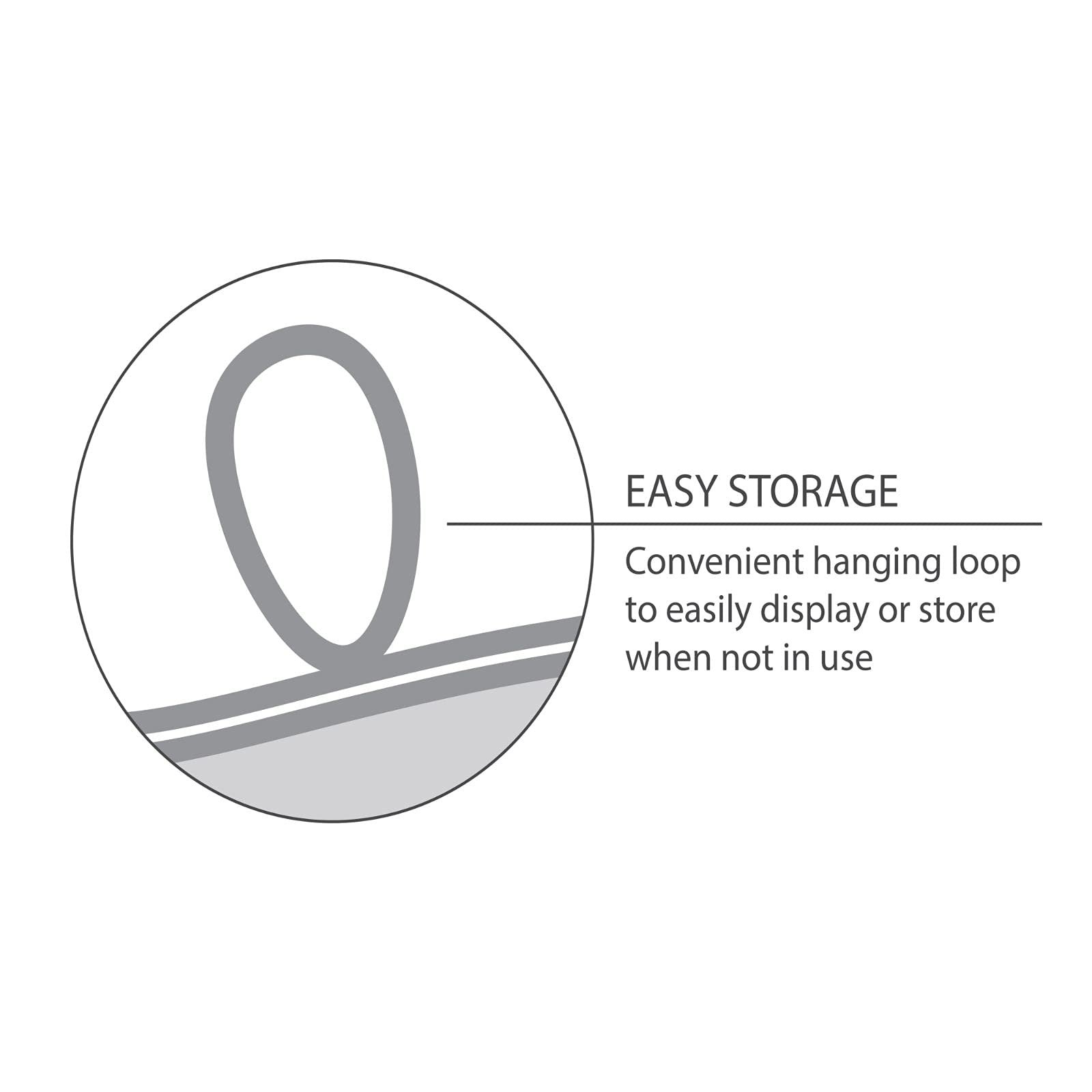 KitchenAid Ribbed Soft Silicone Pot Holder 2-Pack Set, Blue Willow, 7"x9" - Image 3