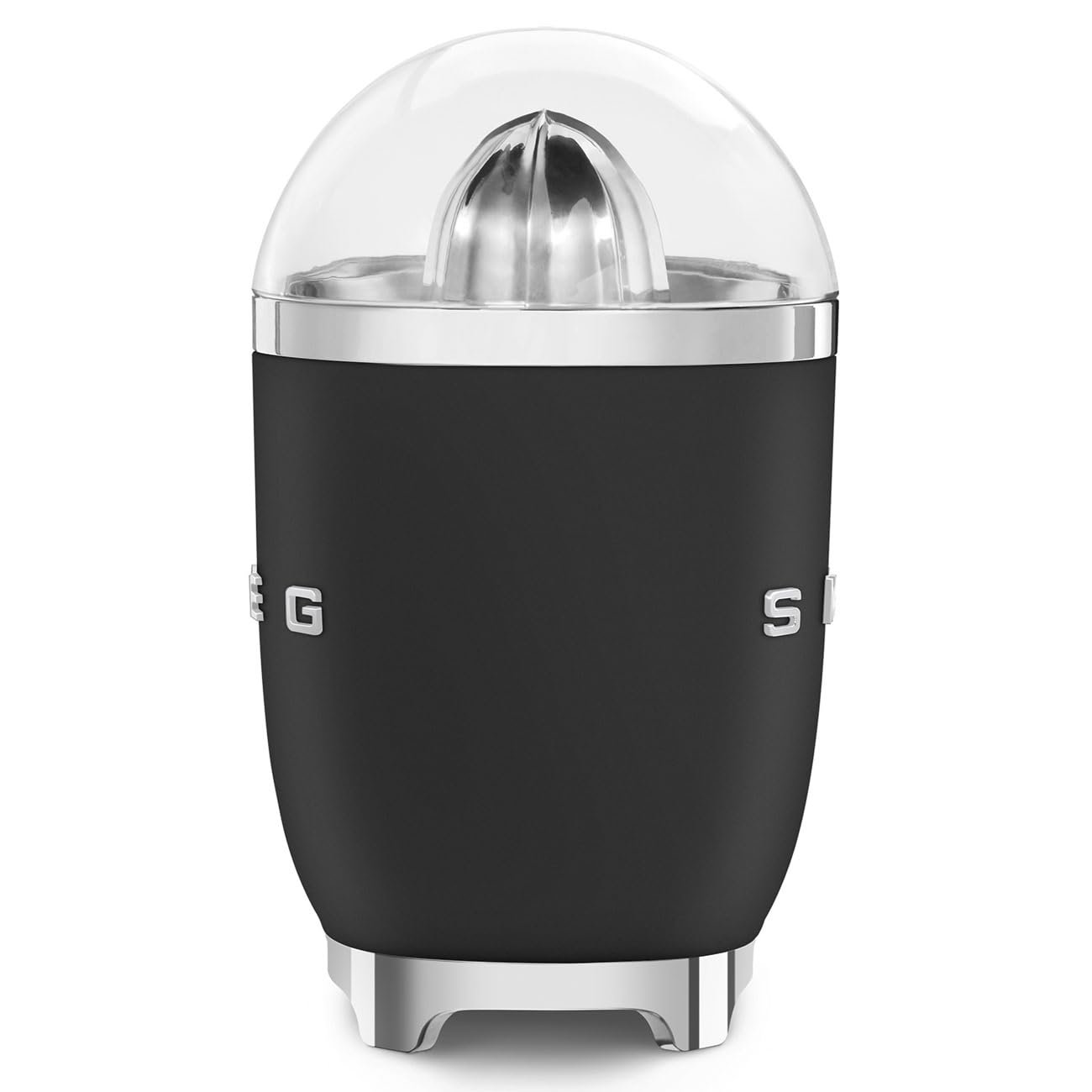 SMEG 50's Retro Style Citrus Juicer with Drip Free Spout, Automatic Activation, and Efficient Straining, Black - Image 3