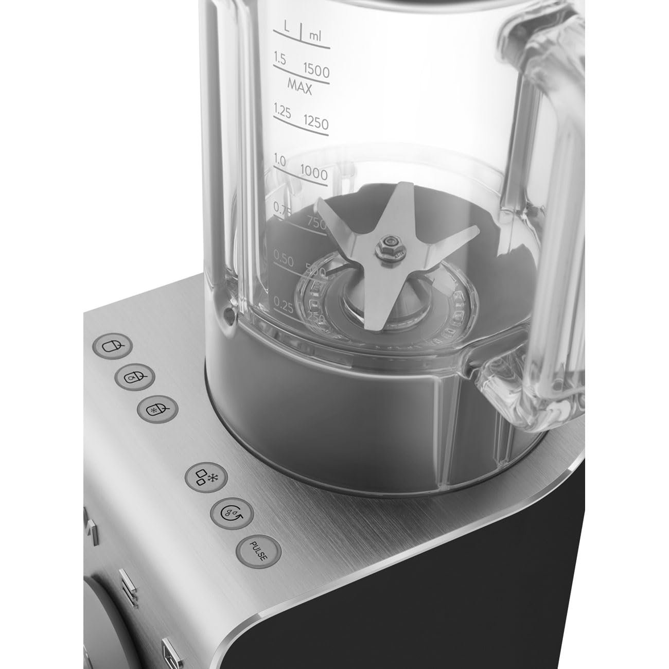 SMEG BLC01 Professional High-Performance Blender – 1.5L Tritan™ Jug, 9 Speed Settings, Stainless Steel Blades, Modern Design, Powerful 1250W Motor for Smoothies, Soups & More - Image 3