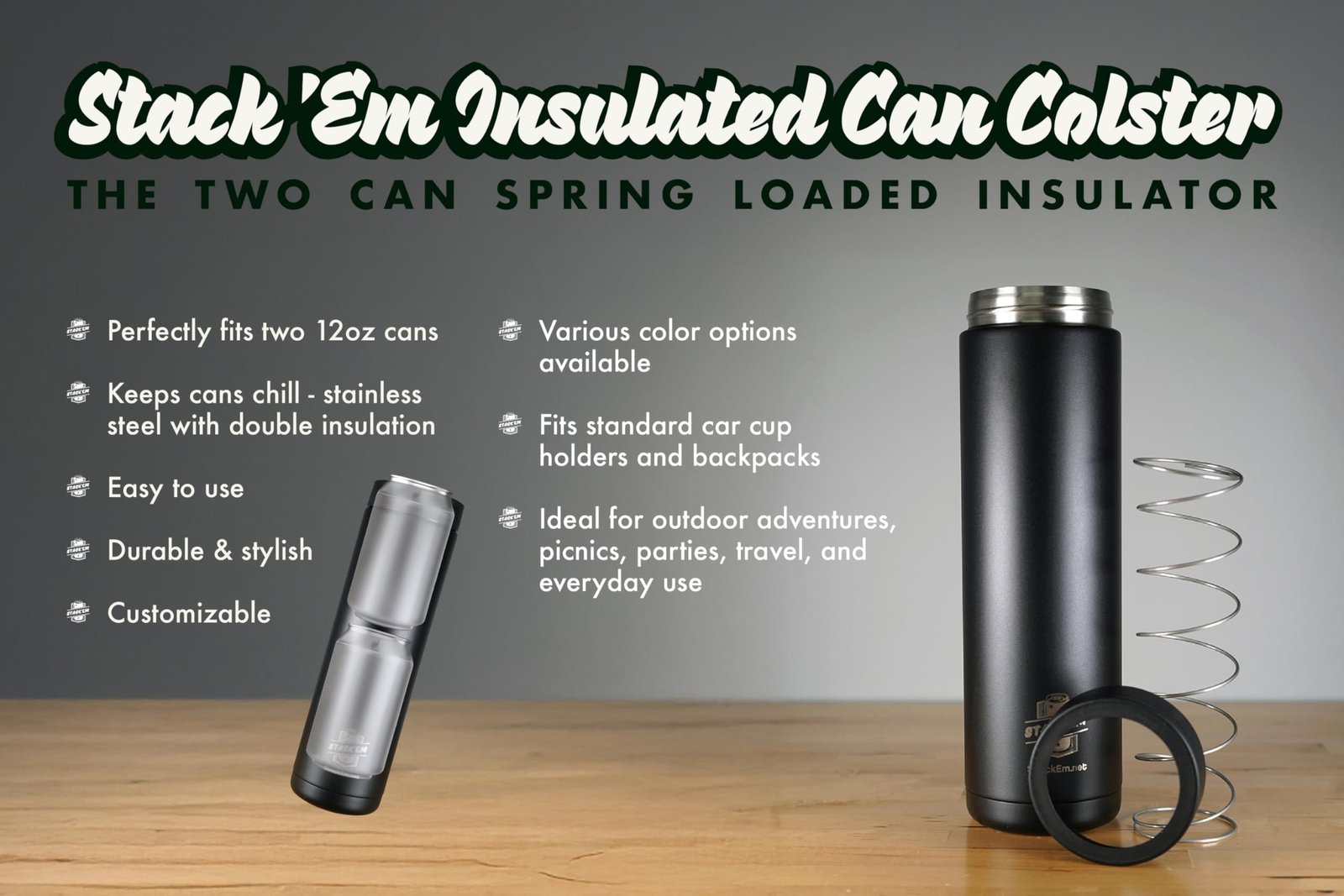 2 Can Double Insulated Cooler (Red) - Image 3