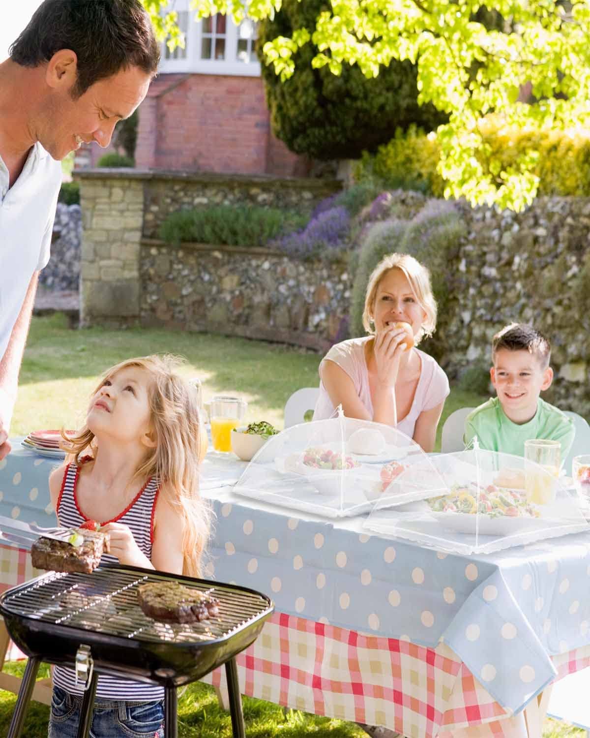 Lauon Large Food Cover,6 Pack Mesh Food Tent,17"x17",White Nylon Covers,Pop-Up Umbrella Screen Tents,Patio Net for Outdoor Camping, Picnics, Parties,BBQ,Collapsible and Reusable - Image 2