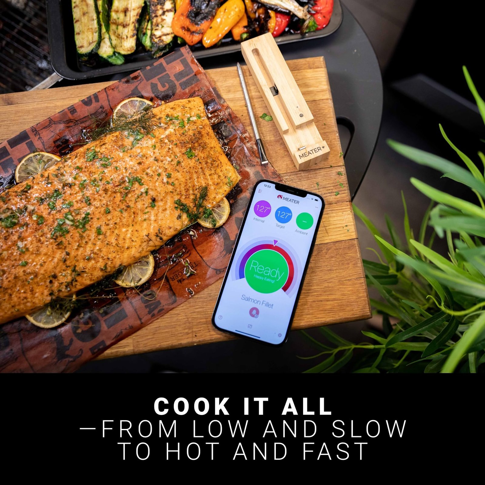 MEATER Plus: Smart Bluetooth Wireless Meat Thermometer Digital | BBQ, Grill, Oven, Smoker, Air Fryer, Kitchen | Perfect for Steak, Chicken, Turkey, and More | Delicious Recipes in App - Image 6